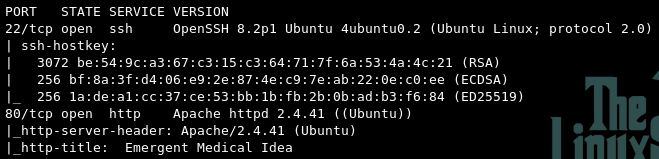 nmap scan