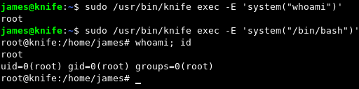 knife binary exploit