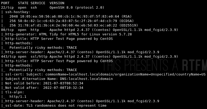 nmap scan