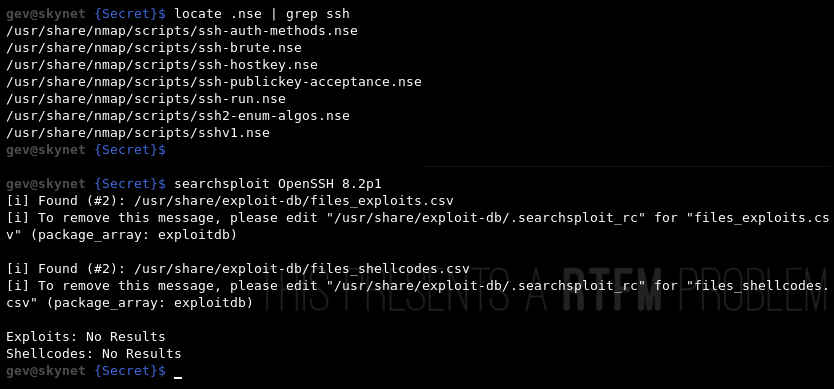 ssh exploit search
